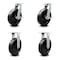 Service Caster 12 Inch Heavy Duty Phenolic Wheel Caster Swivel Lock and Brake 2 Rigid SCC, 2PK SCC-KP92S1230-PHR-SLB-BSL-2-R-2 - alternate 1